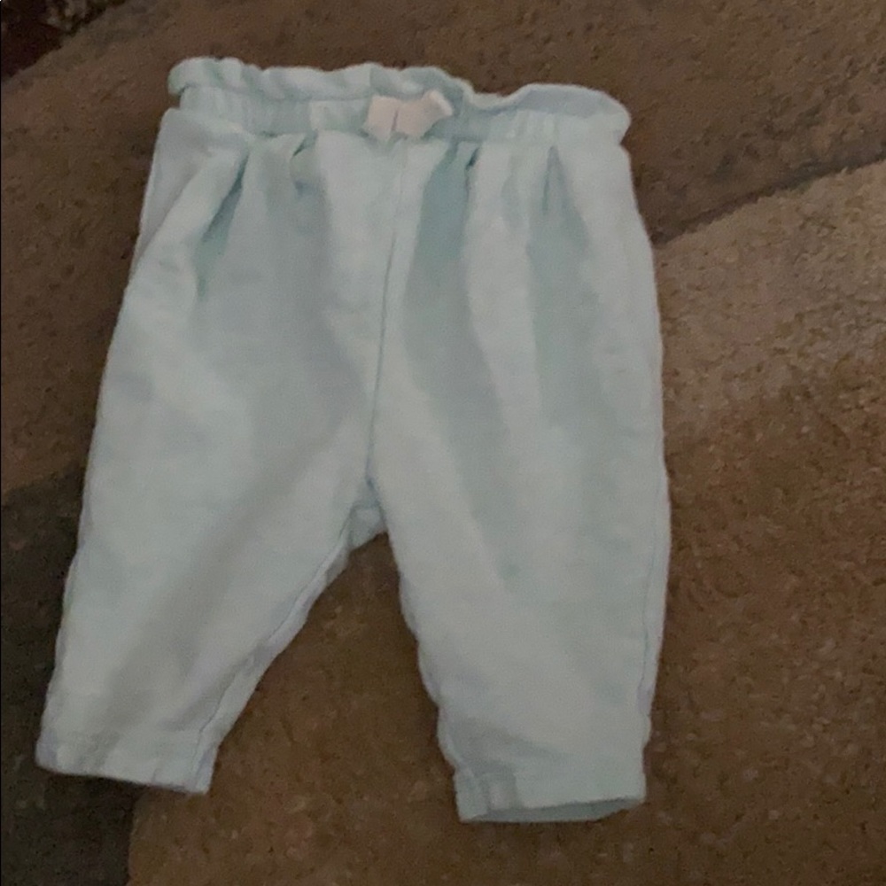 Teal newborn sweatpants